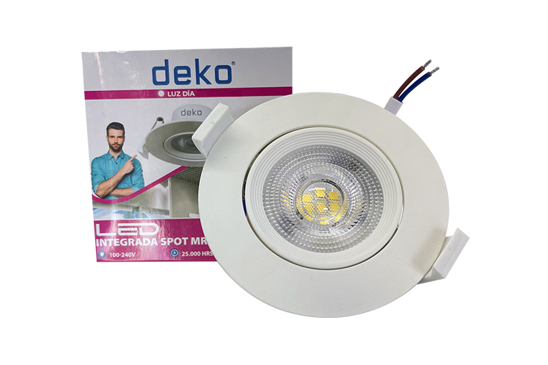 Ojo de Buey LED 6W Integrado Redondo 3000k (Deko)